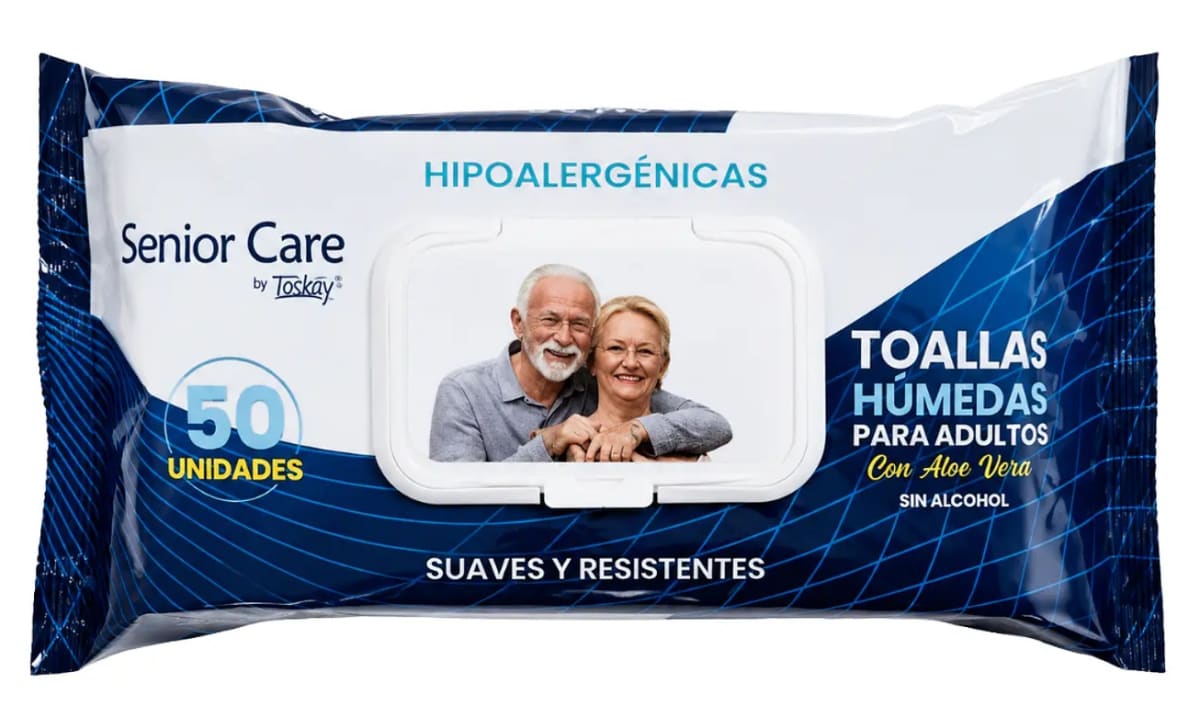 TEDDY TOALLA HÚMEDA ADULTO SENIOR 50 UN HIPOALERGÉNICAS1