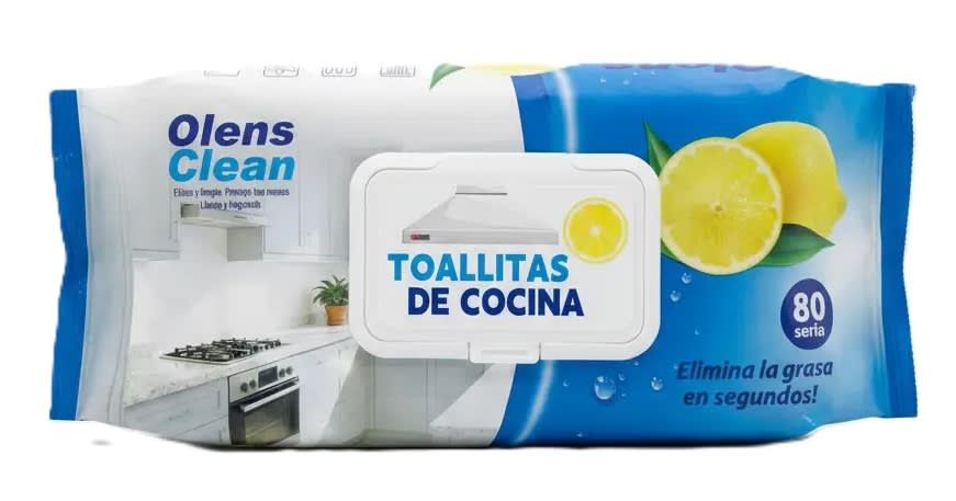 OLENS CLEAN TOALLA HÚMEDA DESENGRASANTE 80 UN CON TAPA3