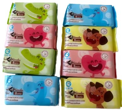 TOALLITAS MINI DE BOLSILLO 8 UN1