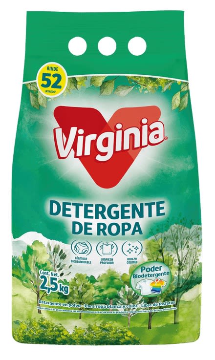 VIRGINIA DETERGENTE EN POLVO 2.5 KG BOSQUE1