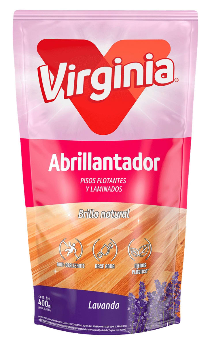 VIRGINIA ABRILLANTADOR PISO FLOTANTE 400 ML DOYPACK LAVANDA1