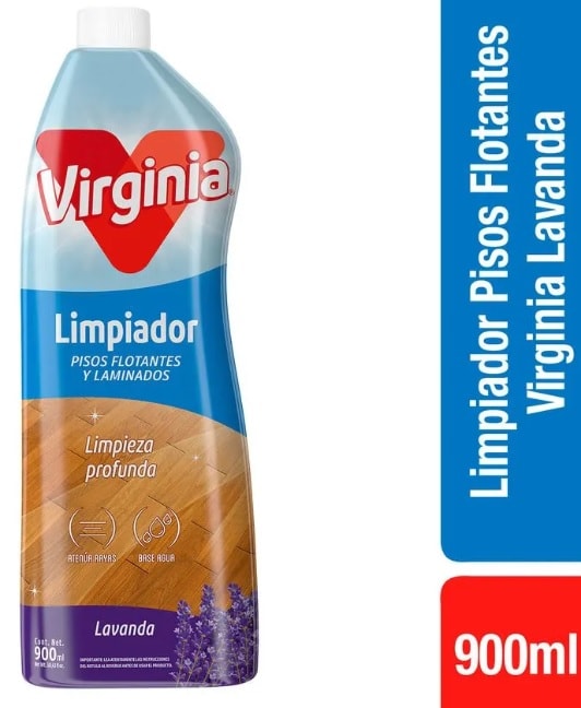 VIRGINIA LIMPIADOR PISO FLOTANTE 900 ML LAVANDA1