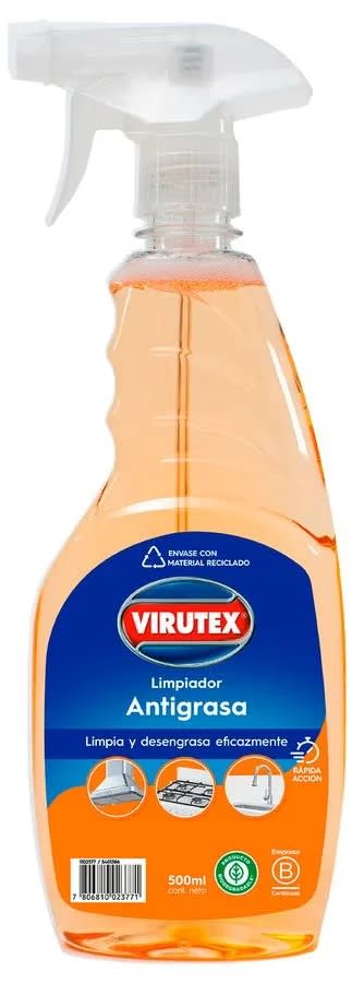 VIRUTEX LIMPIADOR ANTIGRASA 500 ML GATILLO1