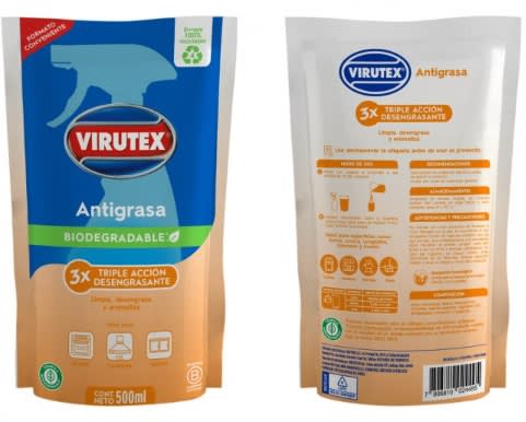 VIRUTEX LIMPIADOR ANTIGRASA 500 ML DOYPACK1