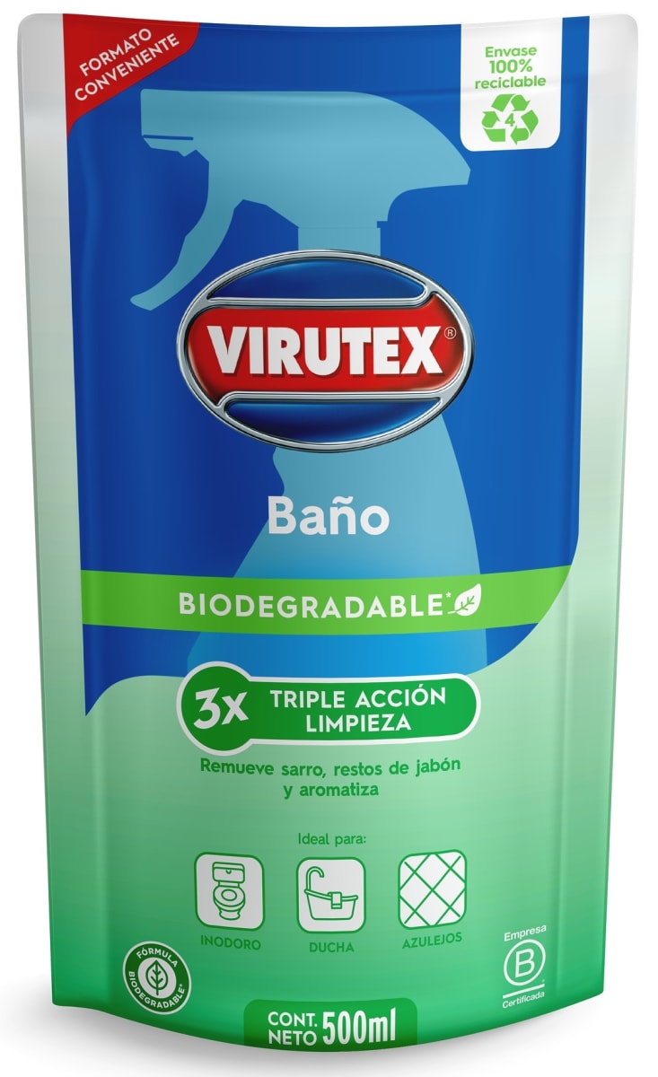 VIRUTEX LIMPIADOR BAÑO 500 ML DOYPACK1