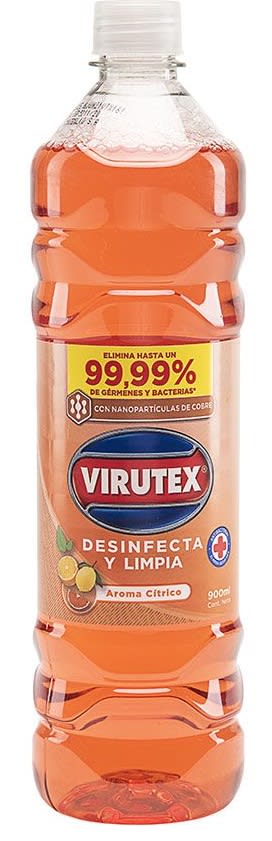 VIRUTEX LIMPIAPISO DESINFECTANTE 900 ML CÍTRICO1