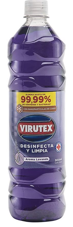 VIRUTEX LIMPIAPISO DESINFECTANTE 900 ML LAVANDA1