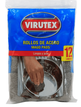 VIRUTEX VIRUTILLA MAGO PADS SIN JABON 12 UN1