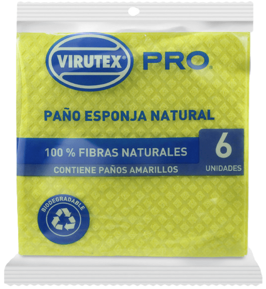 VIRUTEX PRO PAÑO ESPONJA 6 UN1