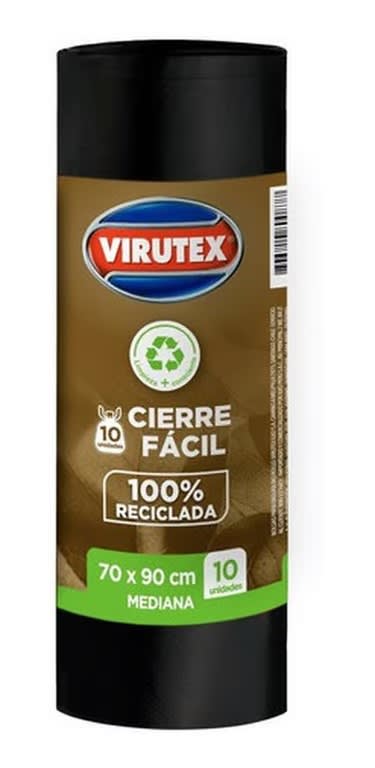 VIRUTEX BOLSA 70X90 CM 10 UN CIERRE FÁCIL1