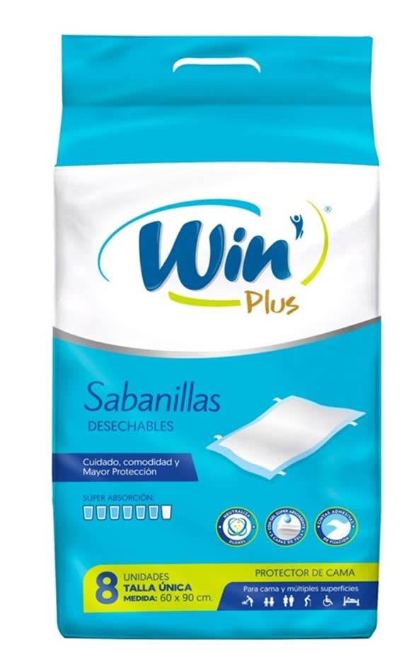 WIN PLUS SABANILLA ADULTO 8 UN 60X90 CM1
