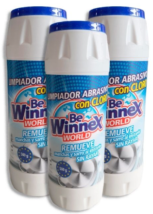 WINN LIMPIADOR ABRASIVO POLVO 500 GRS C/CLORO1