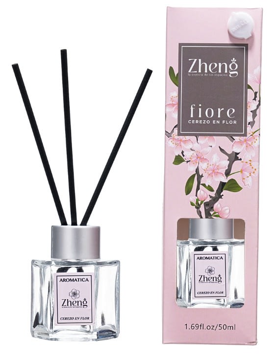 ZHENG DIFUSOR AROMÁTICO 50 ML CEREZO EN FLOR 5 VARILLAS1