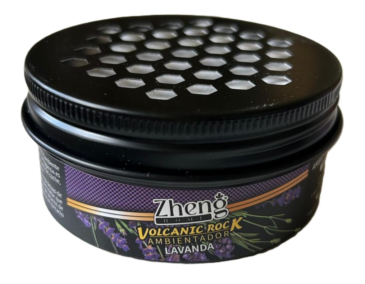 ZHENG ROCA VOLCÁNICA PERFUMADA PARA AUTOMÓVIL AROMA LAVANDA2
