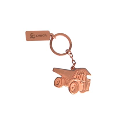 Llavero camión Cobre