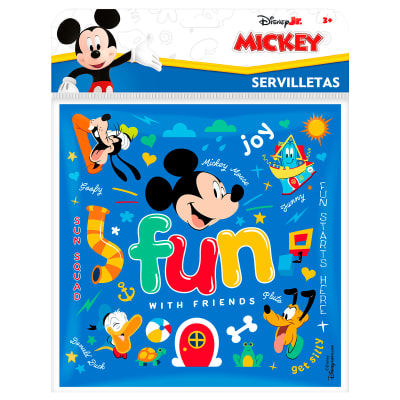 Servilletas Mickey Mouse Jr. por 20 und