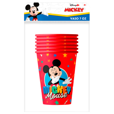 Vaso 7 oz Mickey Mouse Jr. por 6 und1