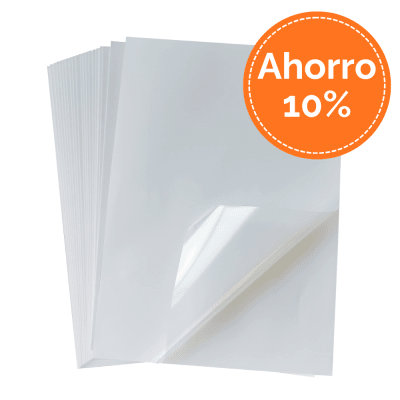 Vinilo Adhesivo Transparente Por 6 Paq.