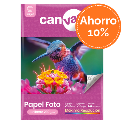 Papel Foto Brillante Por 6 Pq.