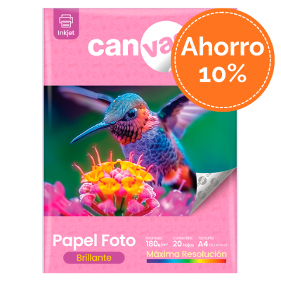 Papel Foto Brillante Por 6 Paq.