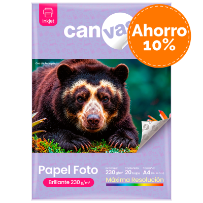 Papel Foto Brillante Por 6 Pq.