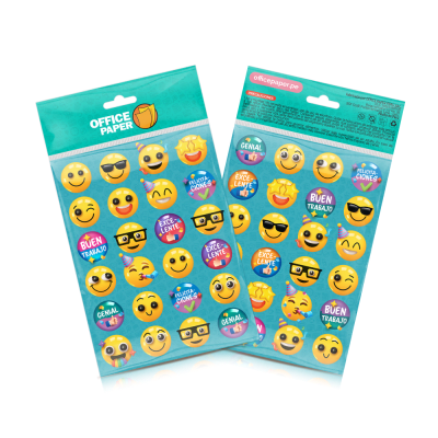 Stickers Caritas Motivadoras