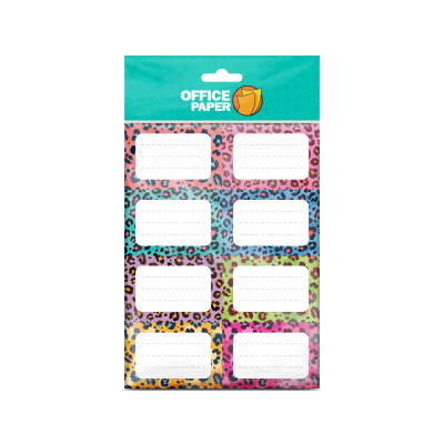 Stickers Escolar Animal Print1