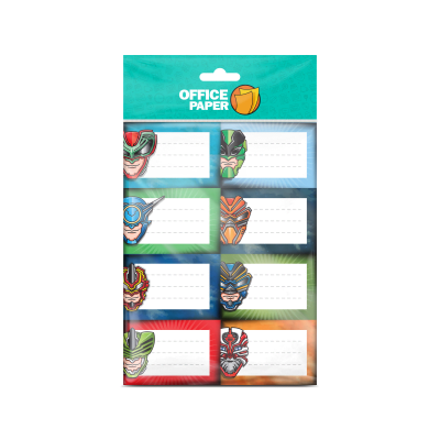 Stickers Escolar Superhéroes