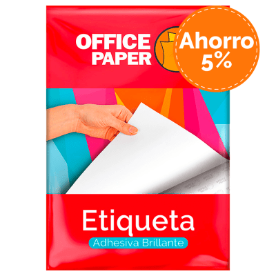 Etiqueta Brillante Por 6 Paq.