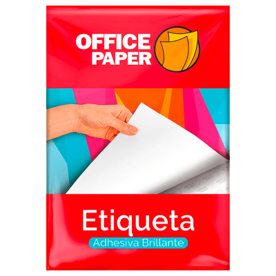 Etiqueta Brillante 25 Hojas A4