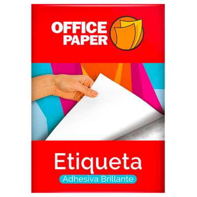 Etiqueta Brillante 100 Hojas A4