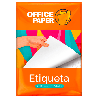 Etiqueta Mate 25 Hojas A4