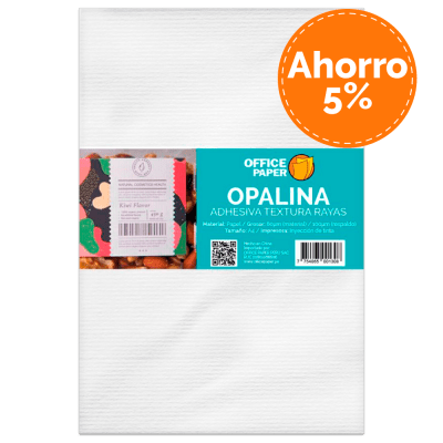 Opalina Adhesiva Rayas Por 6 Paq.1