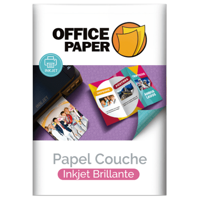 Couche Inkjet Brillante 10 Hojas A42