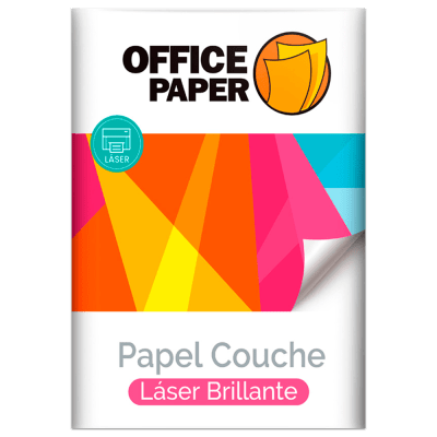 Papel Couche Láser Brillante  30 Hojas A42