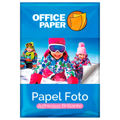 Papel Foto Adhesivo Brillante 20 Hojas A41