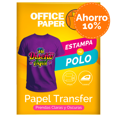 Papel Transfer Oscura Por 6 Paq.