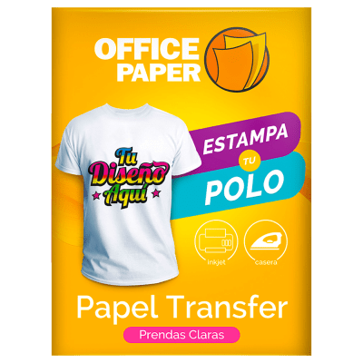 Papel Transfer Claro 05 Hojas A4