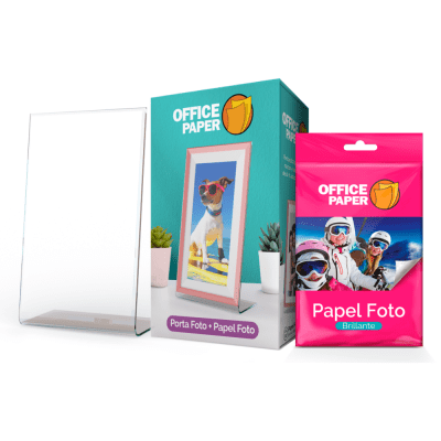 Porta Foto Vertical + Papel Foto