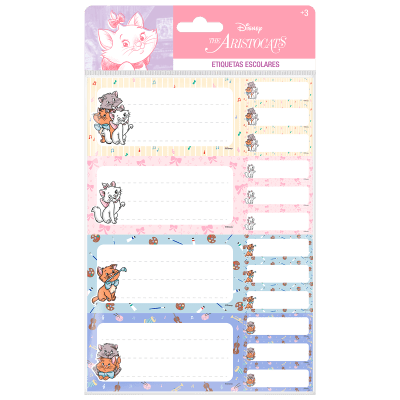 Etiquetas Escolares Aristocats