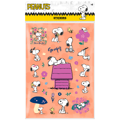 Stickers Peanuts Illustrating Nature