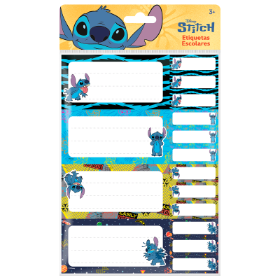 Etiquetas Escolares Stitch