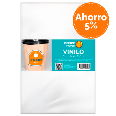 Vinilo Adhesivo Mate Por 6 Paq.