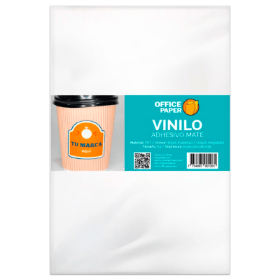 Vinilo Adhesivo Mate 05 Hojas A4