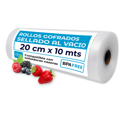 Rollo Gofrado Sellado al Vacío 20cm x 10m1