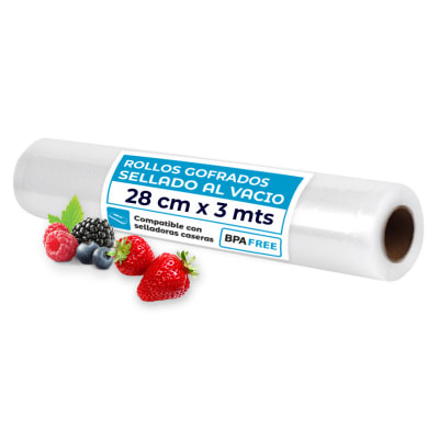 Rollo Gofrado Sellado al Vacío 28cm x 3m
