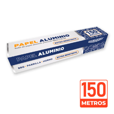 Rollo Papel Aluminio 45 cm x 150 metros - 20 Micras