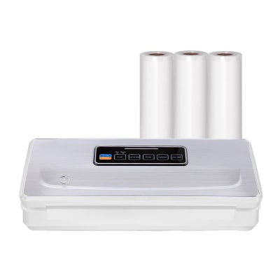 Selladora al Vacío Inalámbrica SV200 + 3 Rollos 22 cm x 5m