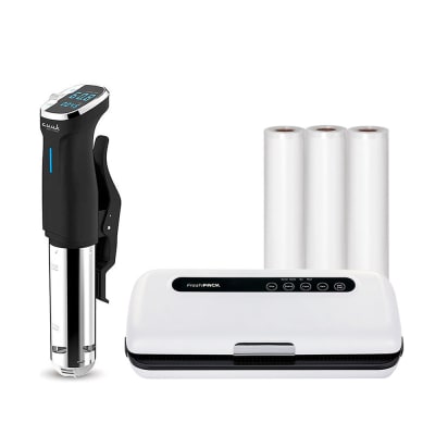 Pack Sous Vide + SV100 + 3 Rollos 22 cm x 5 m1