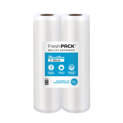 PACK 2 ROLLOS GOFRADOS 28 CM X 10 MTS